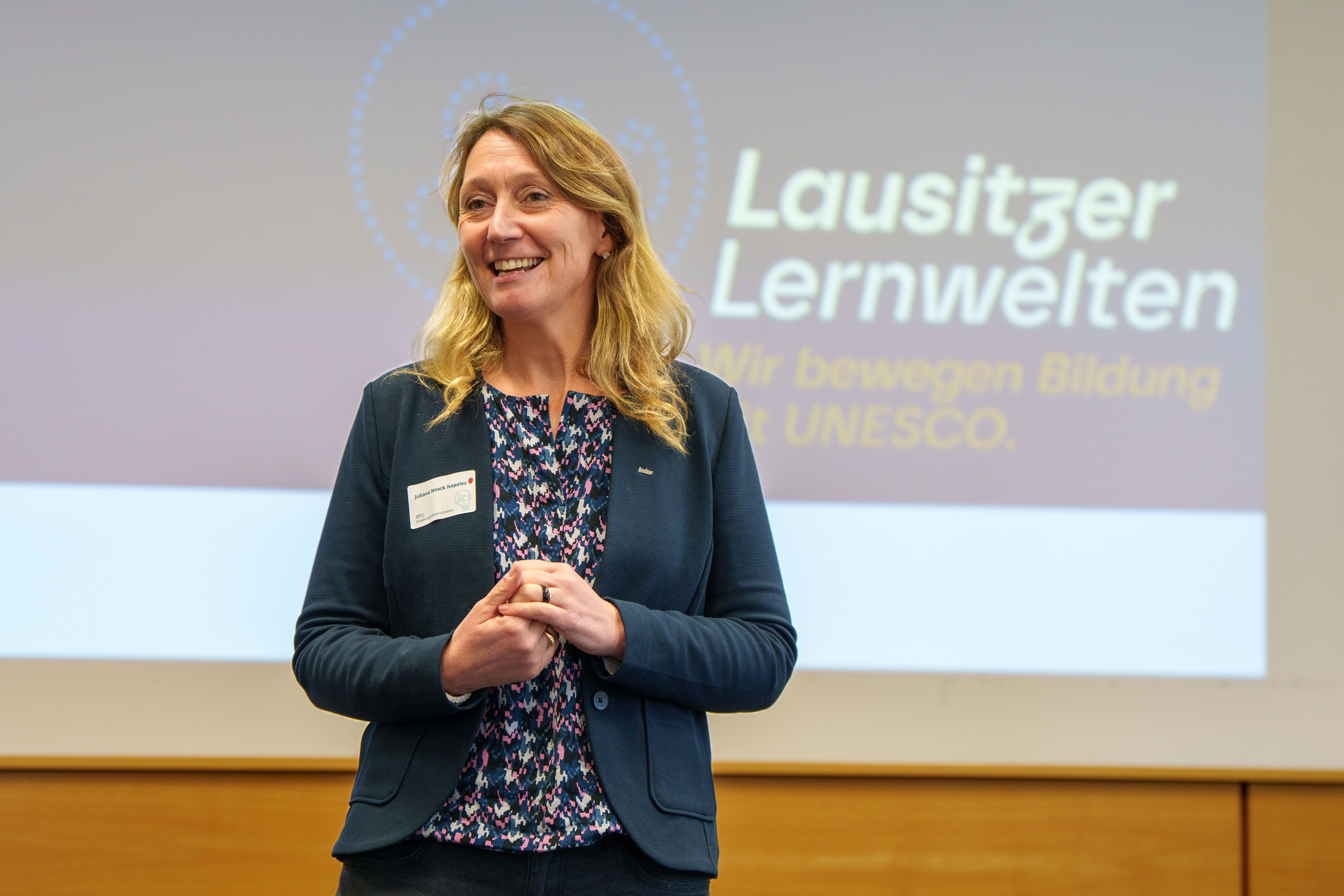 Juliane Napoles Noack beim ersten Lernwelten Lab